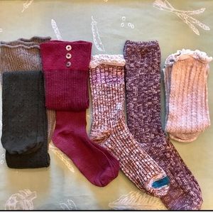 lot: 6 pairs of UO & FP socks